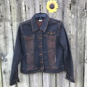 🎉Baby phat rusty denim jacket